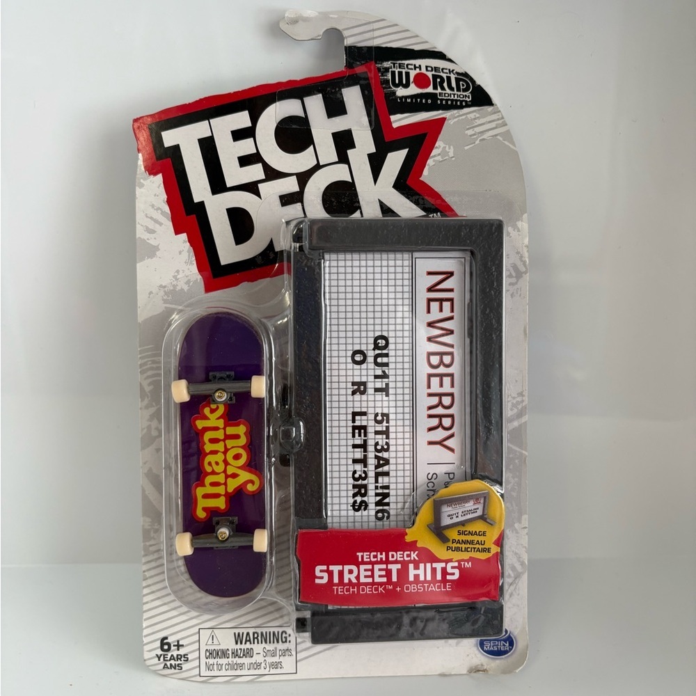 BRAND NEW SEALED TECH DECK STREET HITS THANK YOU WORLD EDITION